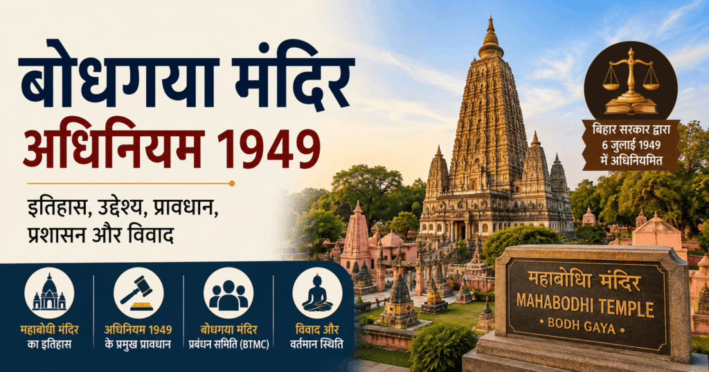 बोधगया मंदिर अधिनियम 1949

